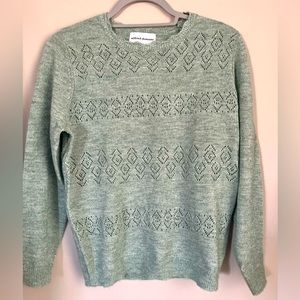 NWT Alfred Dunner Light Green Sweater -Small